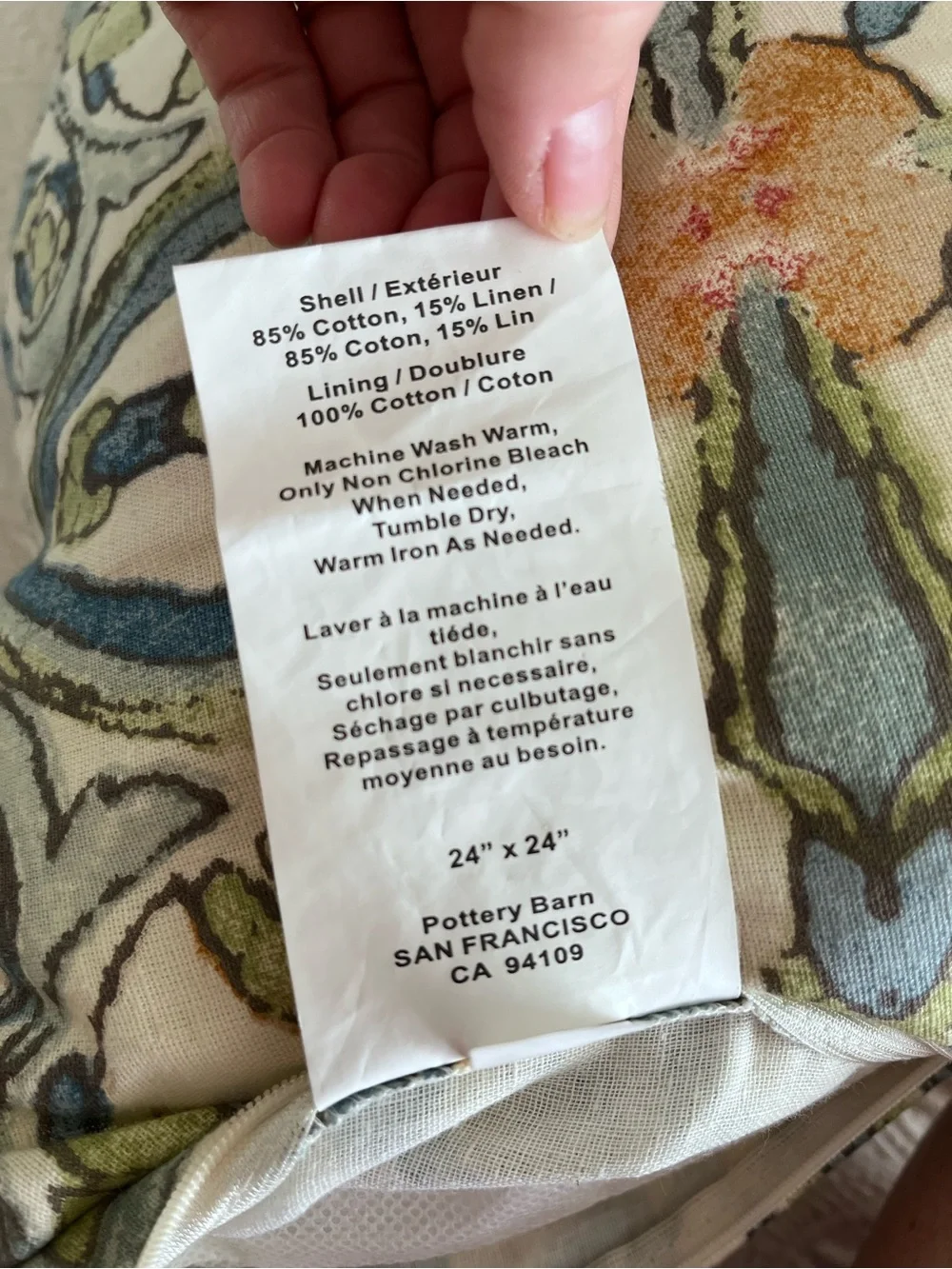 Pottery Barn never used